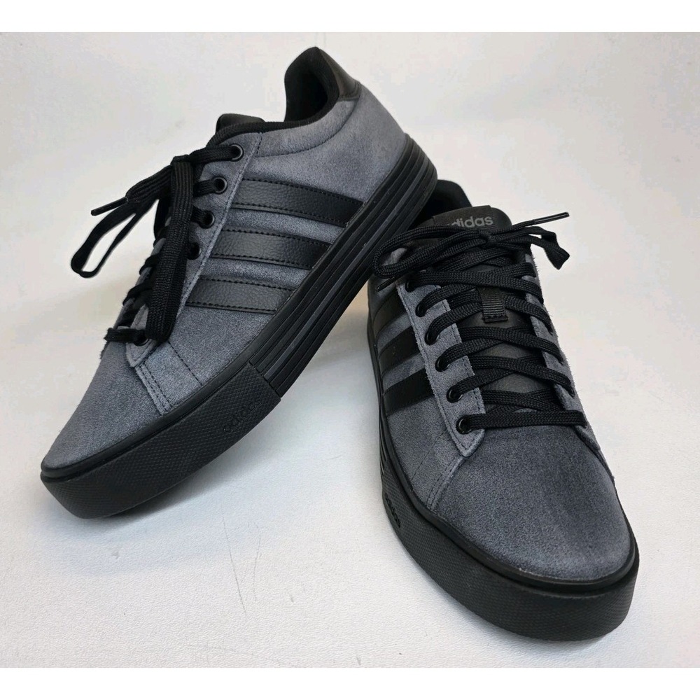 Mens Size 8 Adidas Daily 4.0 Black Casual Sneakers JI4355